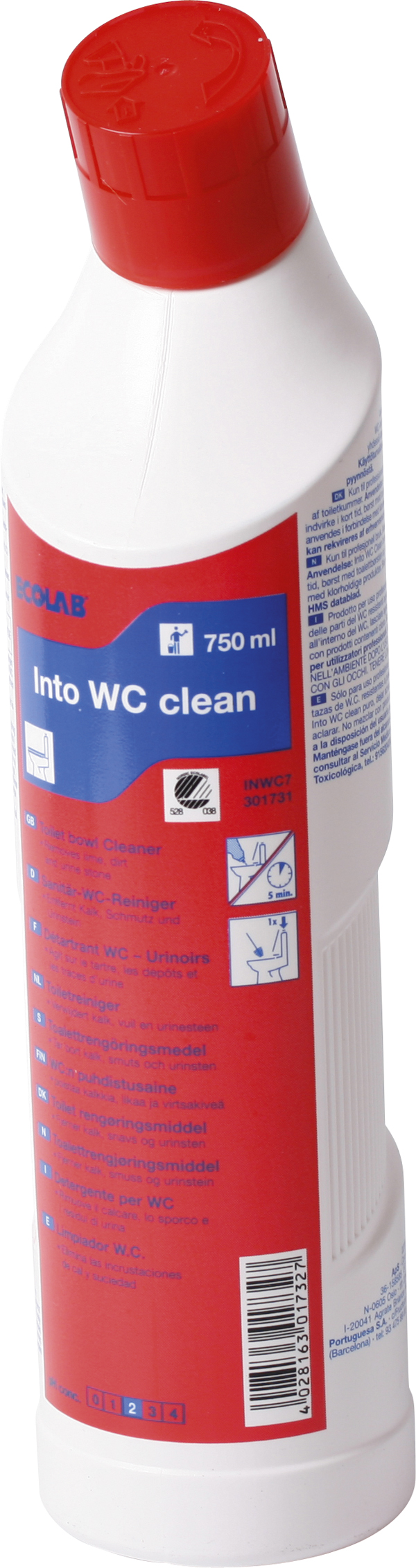 MAXX Into WC2 toiletrens, 750 ml