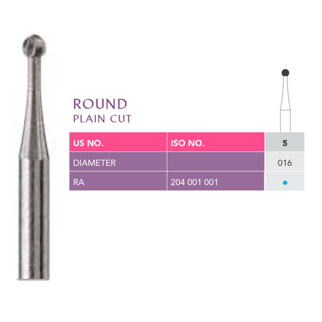 Prima stålbor rosen 016 RA, 25 stk.