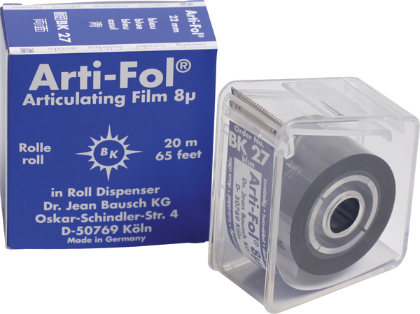 Bausch art.folie BK-27 22 mm blå, db.sidet, 20 m