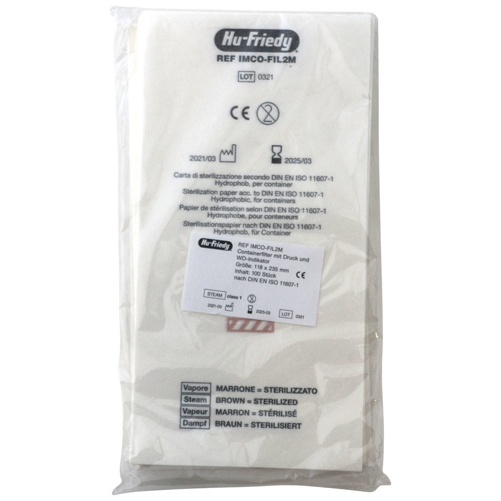 Hu-Friedy filterpapir t/IMS kassetter, 100 stk.