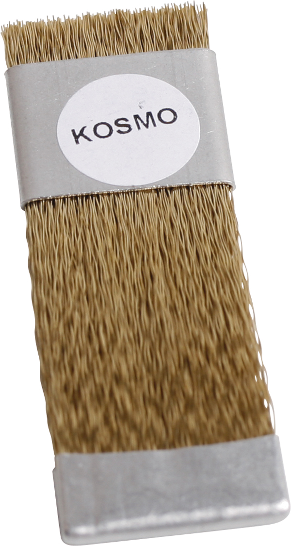 Borrenser i messingtråd, flad