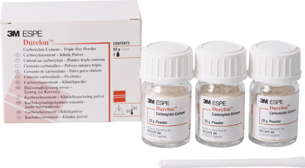 Durelon pulver, 3 x 20 g