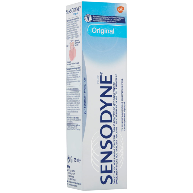 Sensodyne tandpasta Original,12 x 75 ml