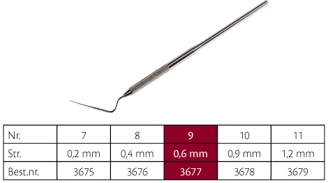 Hu-Friedy rodstopper nr. 9