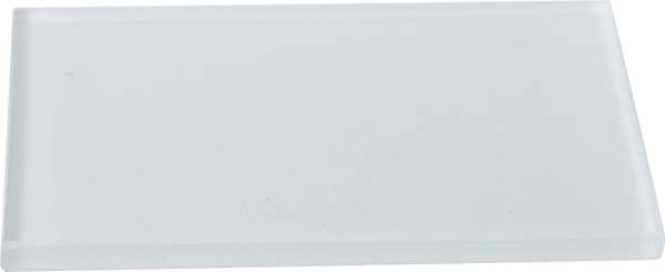 Glasplade 50 x 35 x 4 mm, stk.