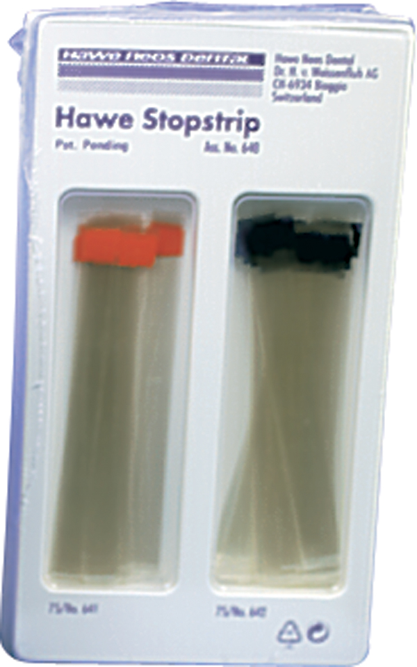 Hawe Stopstrip nr. 640, lige, sortiment