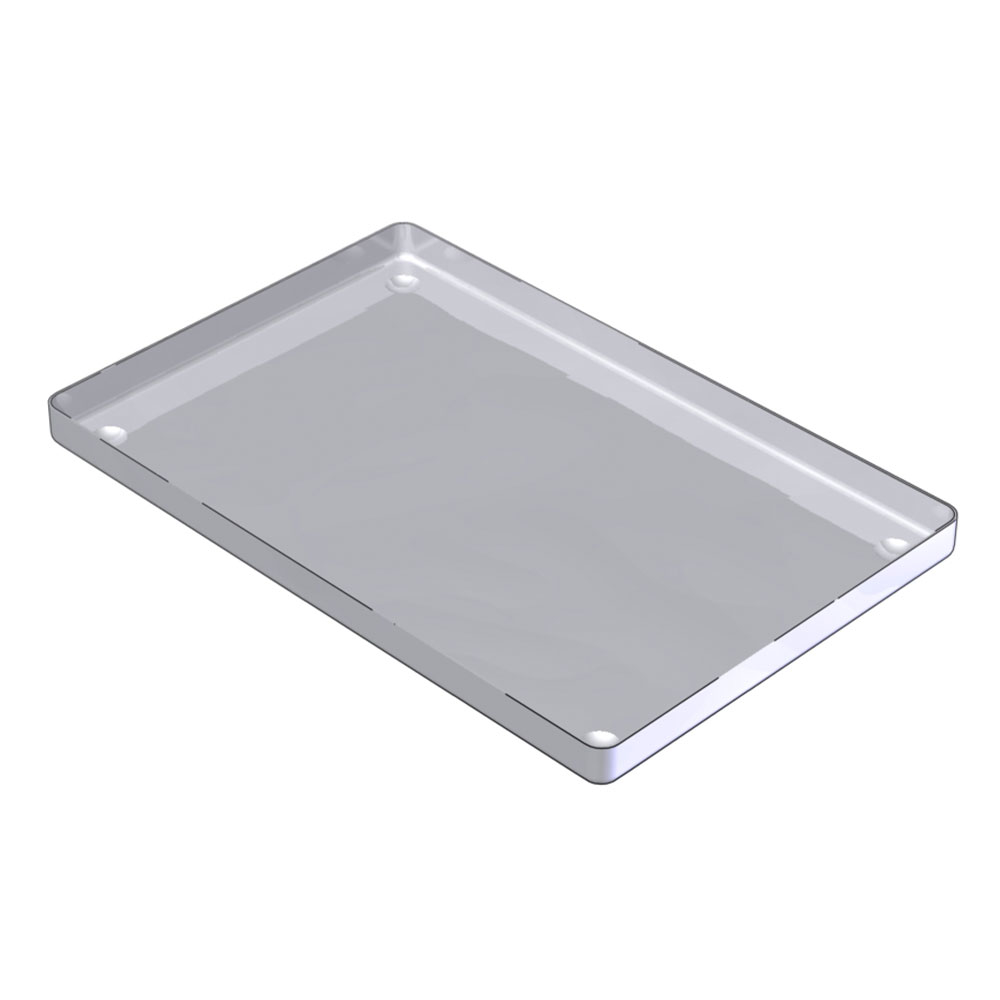 Nichrominox bakke rustfrit stål 1/1 str. uperf.