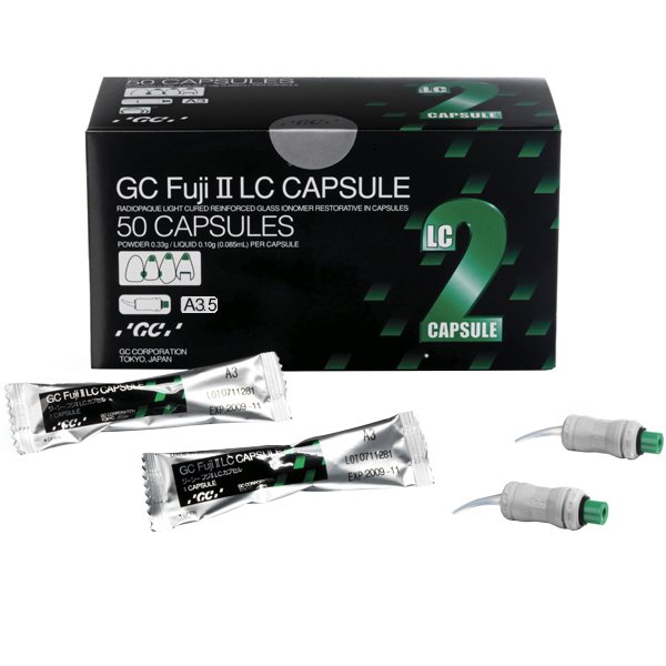 Fuji II LC kapsler farve A3,5, 50 stk.