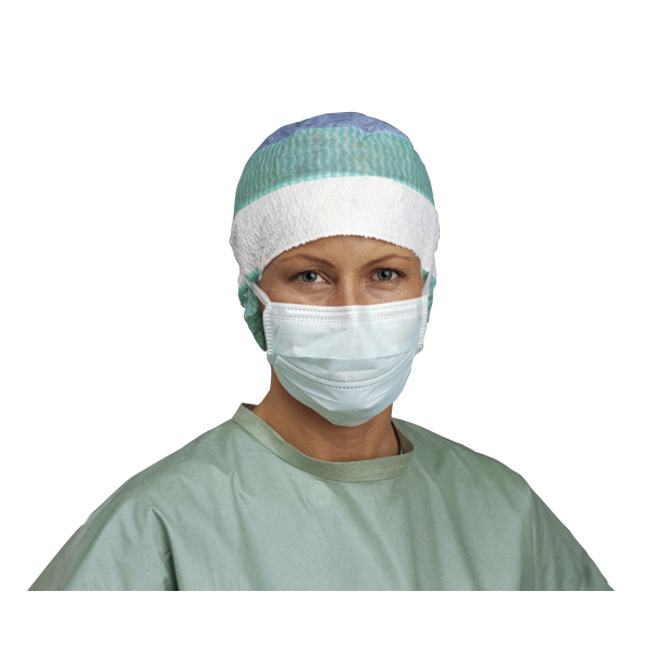 Barrier mundbind type II m/bændler, grøn, 60 stk.