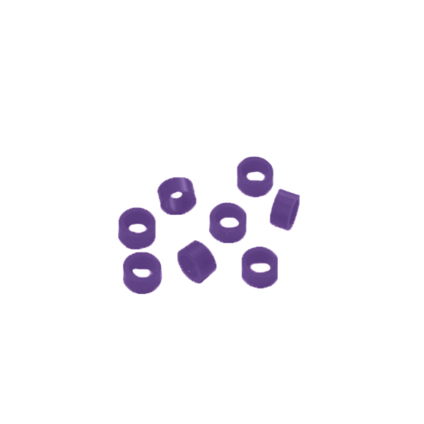 LM farvemarkeringsringe, lilla, 50 stk.