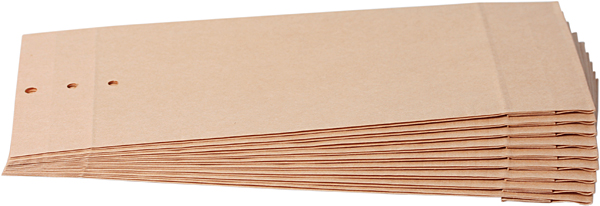 Prøveposer 120x275x40 mm, 10 stk.