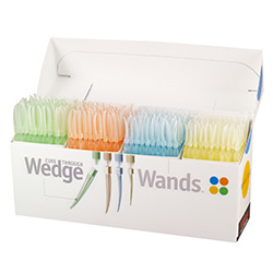 WedgeWands Clear orange/medium, 100 stk.