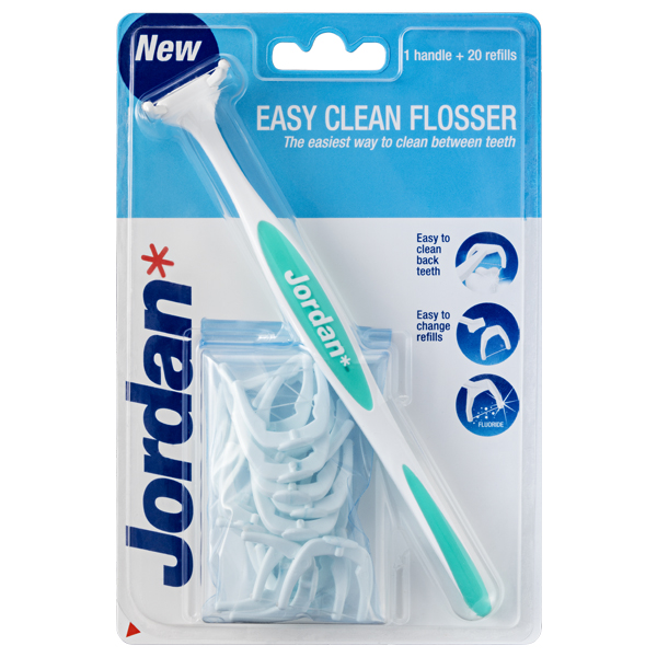 Jordan Easy Clean Flosser, sæt