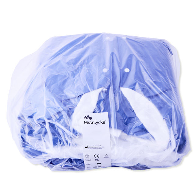 Barrier Warmup jakke lange ærmer blå, str. M, 12 stk.