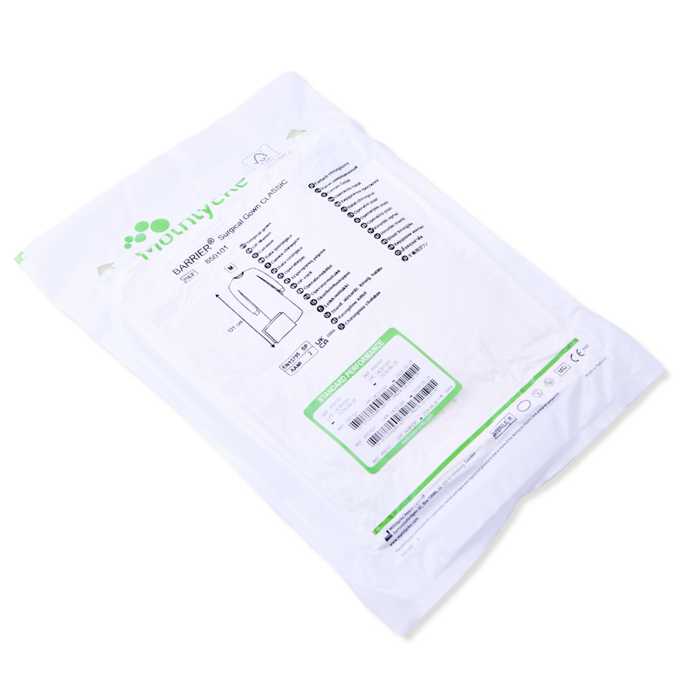 Barrier OP-kittel Classic SP str M m/2 håndkl, stk