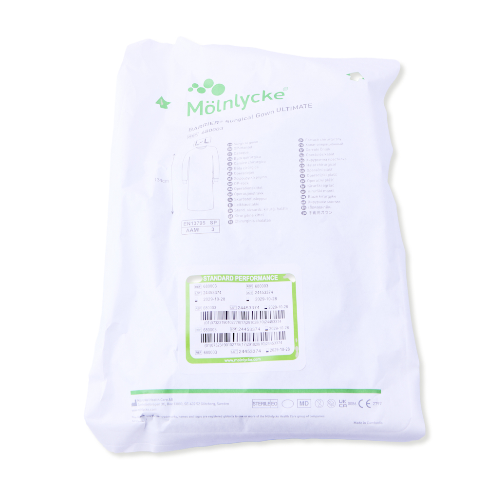 Barrier OP-kittel, Ultimate, SP, str. L-L, stk.